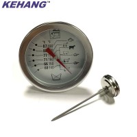 meat food probe thermometer with silicon protection cover