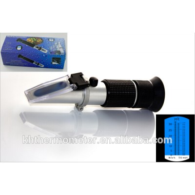 High Accuracy Cheapest Hand Held Auto 0-32%Brix SG wort :1.000-1.120 Beer Refractometer