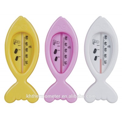 Cheap Safety baby bath thermometer cute cartoon shape baby shower temperature gauge